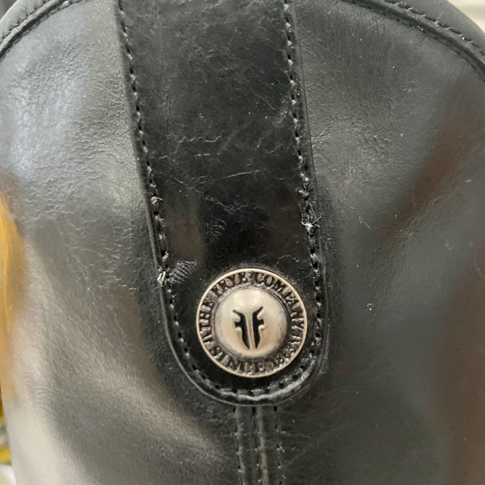 Frye Black Leather Over-the-Knee Riding Boots - Picture 9 of 14